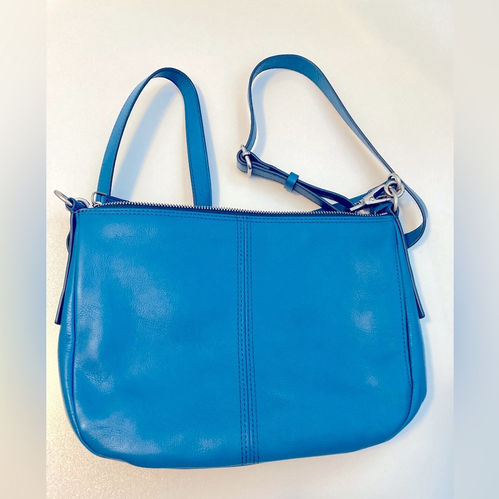 Fossil Jolie Bag- Teal with Suede